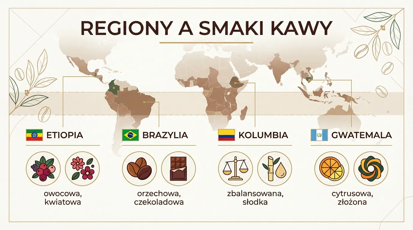 Regiony kawowe i ich smaki