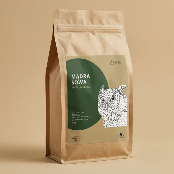 Kawa Mądra Sowa - opakowanie
